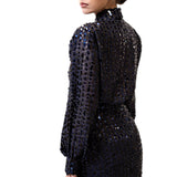 Camicia donna full paillettes