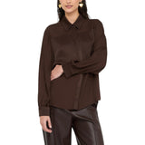 Camicia donna in crêpe de chine