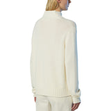 Maglione donna con maxi treccia