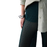 Pantaloni donna in tulle con ricami gioiello