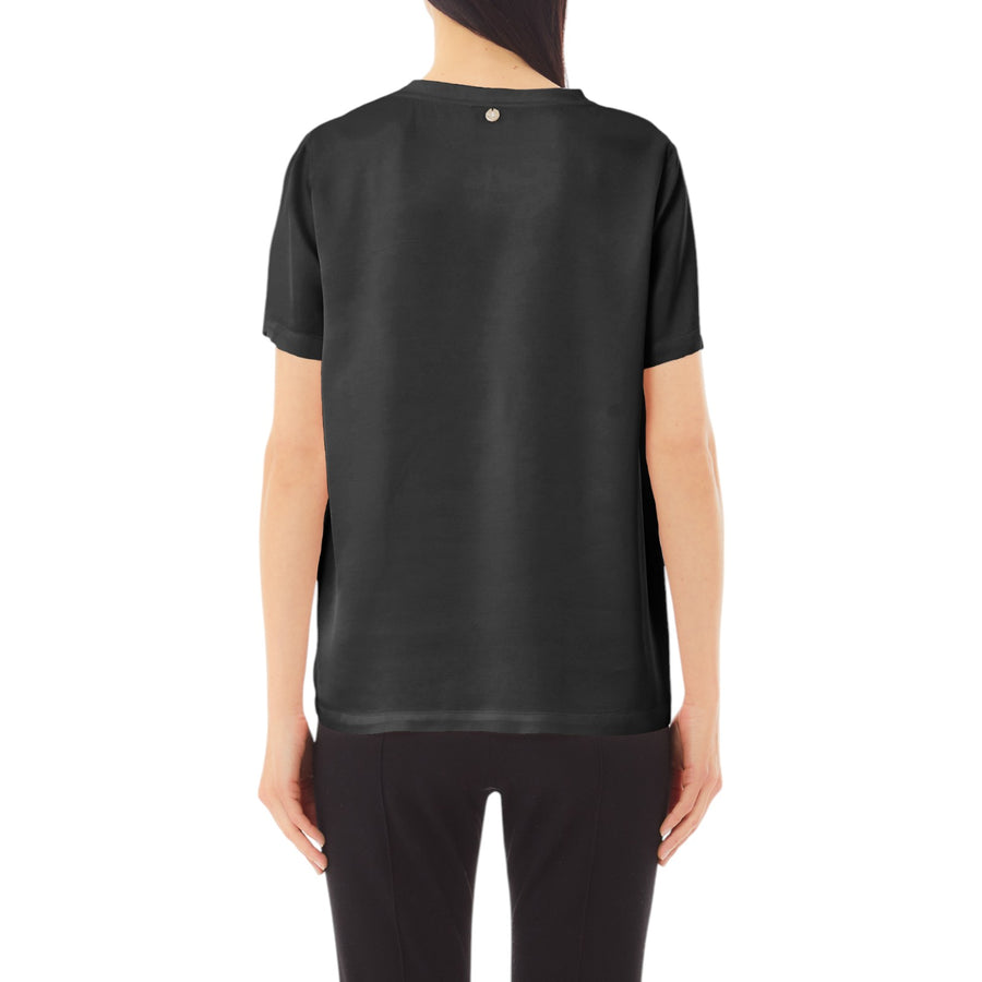 Blusa donna a maniche corte