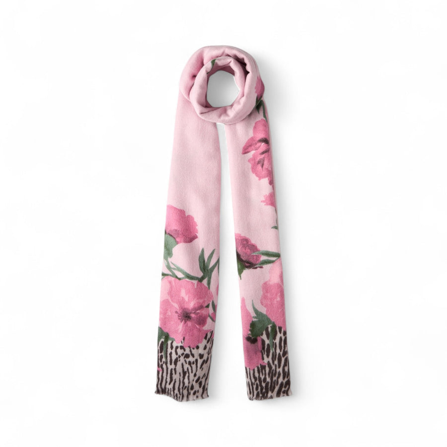 Stola donna animalier floreale