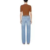 Top donna in maglia con dettagli gioiello