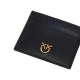 Portacarte donna in pelle con logo Love Birds