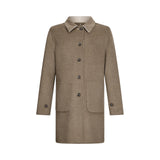 Cappotto uomo reversibile in lana