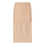 Longuette donna in tulle ricamato
