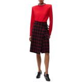 Maglia donna in misto lana con collo gioiello
