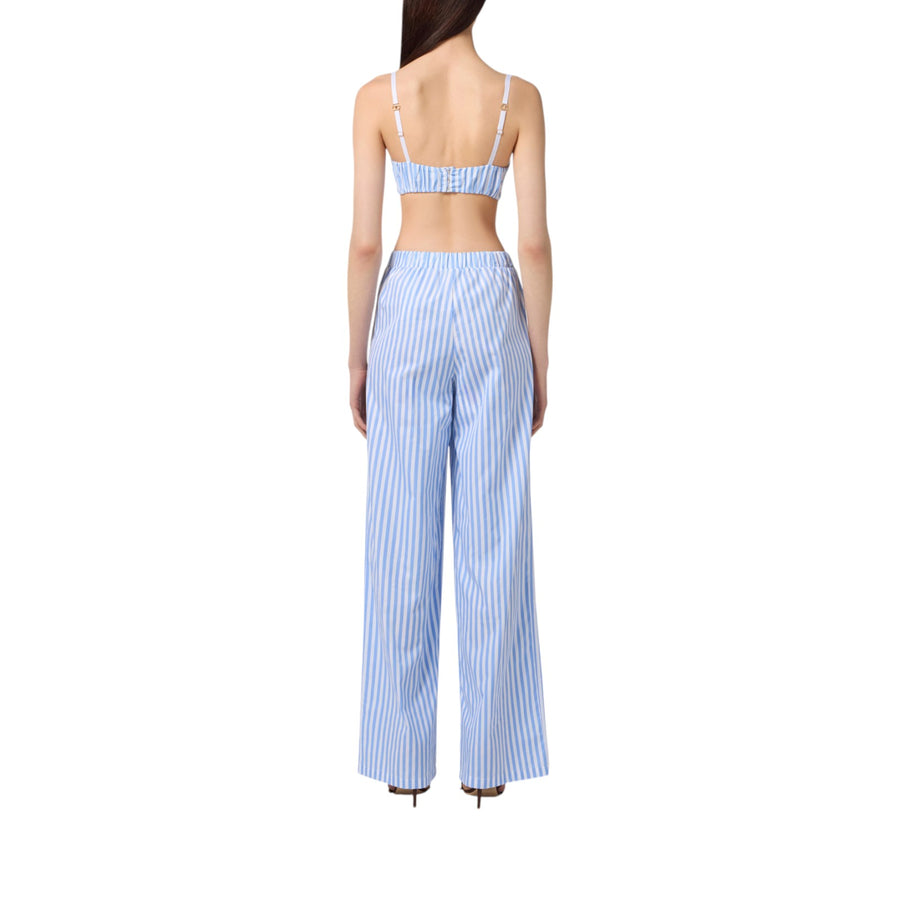 Reggiseno donna  in popeline di cotone con ricami