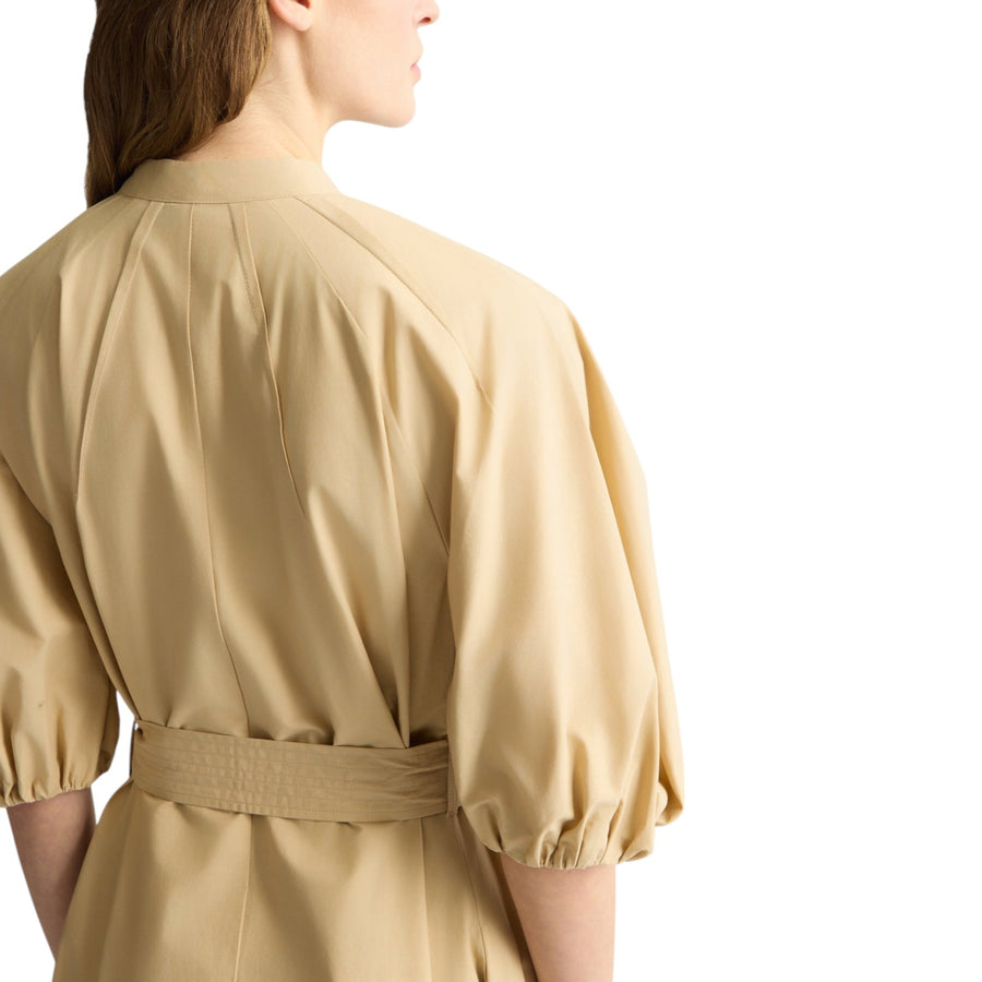 Abito donna in cotone con cintura