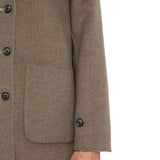 Cappotto uomo reversibile in lana