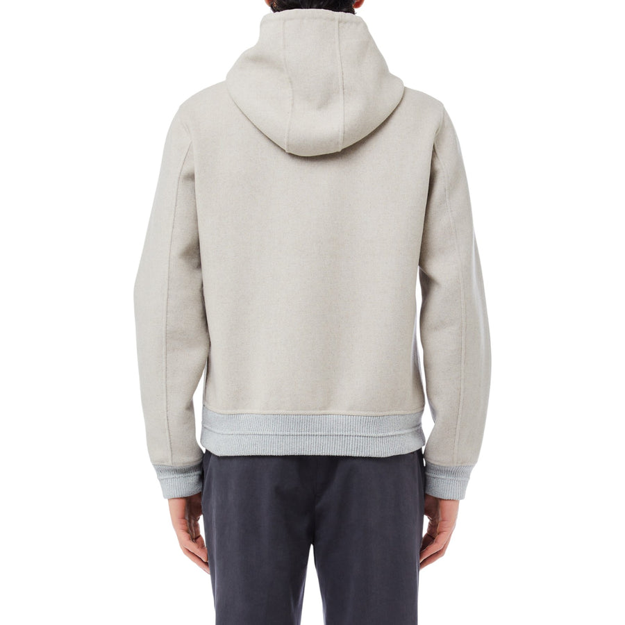 Giubbotto uomo reversibile con cappuccio