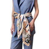 gilet donna  con cintura foulard