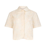 Camicia donna con ricami e paillettes