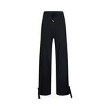 Pantaloni donna in maglia con perline