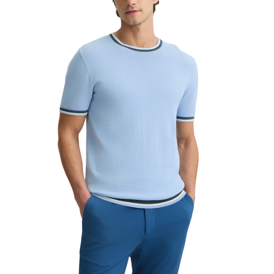 T-shirt azzurra da uomo