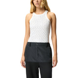 Canotta donna con strass e borchie