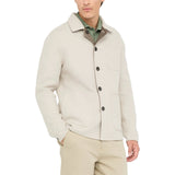 Giacca uomo overshirt reversibile in lana