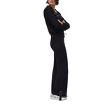 Pantaloni donna in maglia con perline