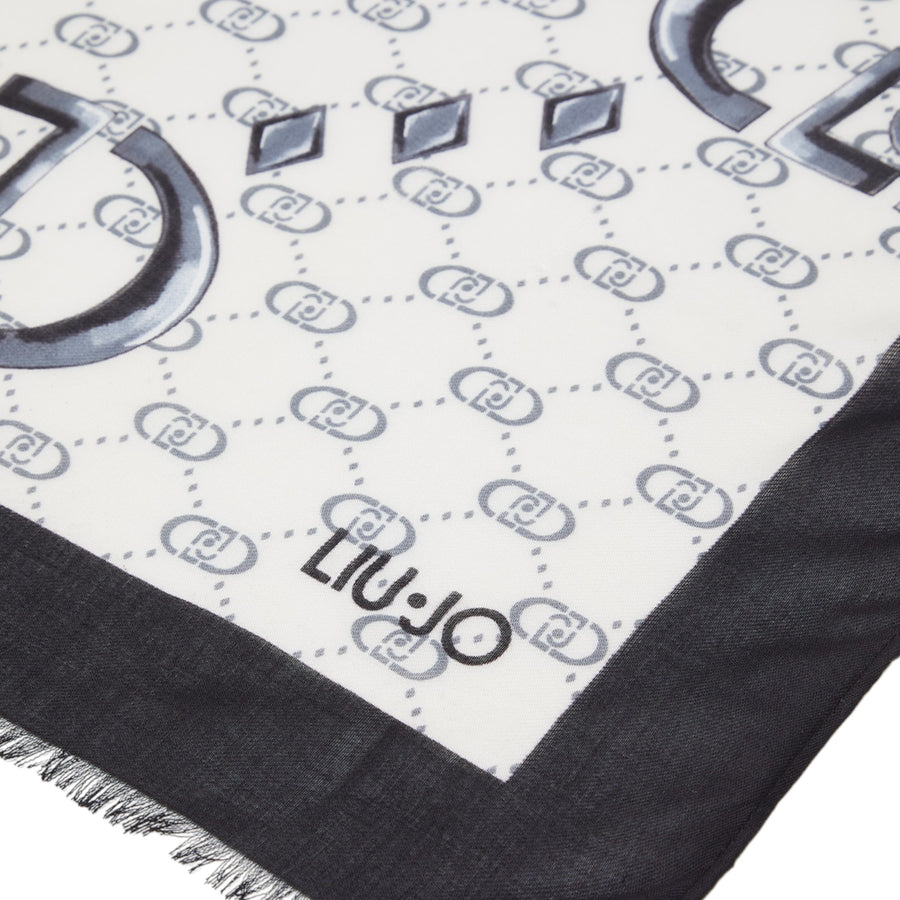 Stola donna con logo monogram