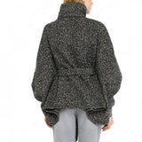 Poncho donna con cintura