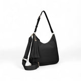 Borsa donna hobo con portachiavi