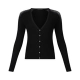 Cardigan donna con pizzo
