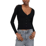 Cardigan donna con pizzo