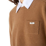 Top donna in lana e cashmere