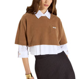 Top donna in lana e cashmere