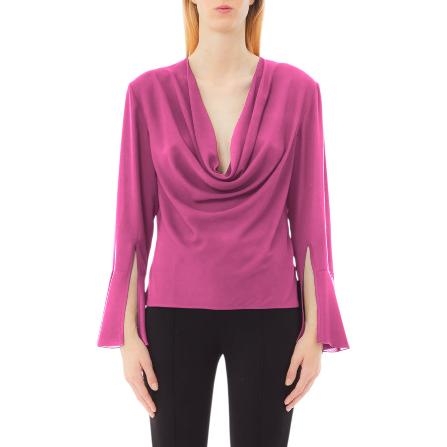 Blusa donna in georgette