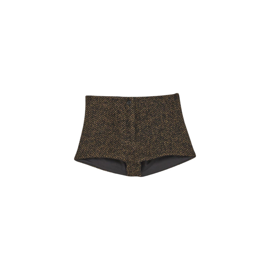 Shorts donna in tweed