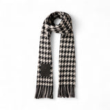 Stola donna jacquard in vichy