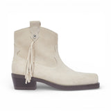 Stivaletti donna texani in suede