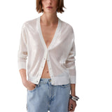 Cardigan donna con paillettes