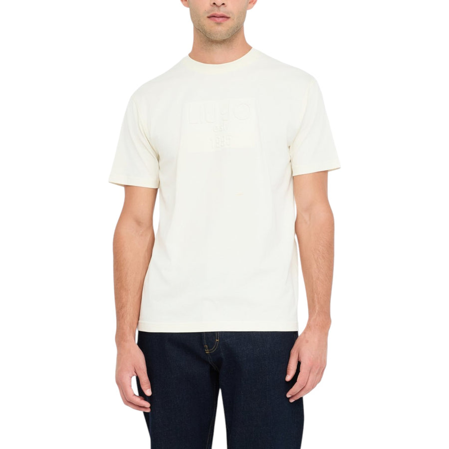 T-shirt uomo in cotone con logo