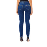 Jeans donna skinny a vita alta