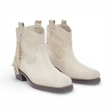 Stivaletti donna texani in suede