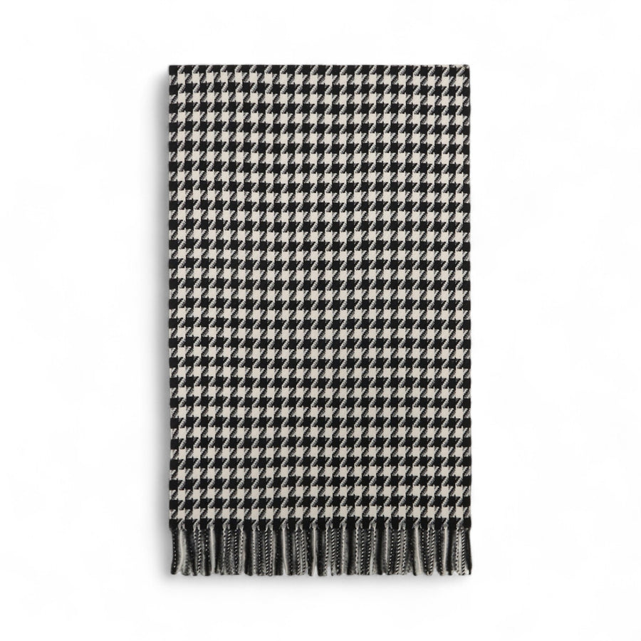 Stola donna jacquard in vichy