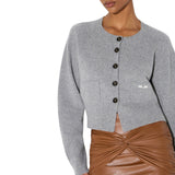 Cardigan donna in lana e cashmere
