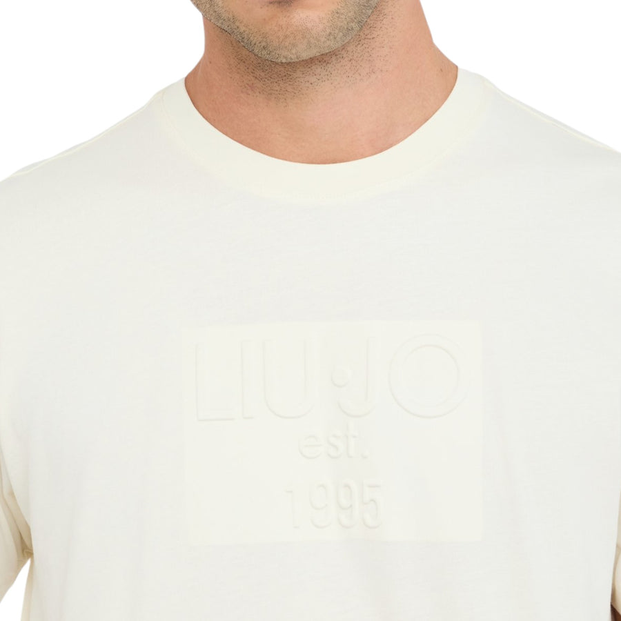 T-shirt uomo in cotone con logo