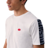 T-shirt uomo con inserto stampato
