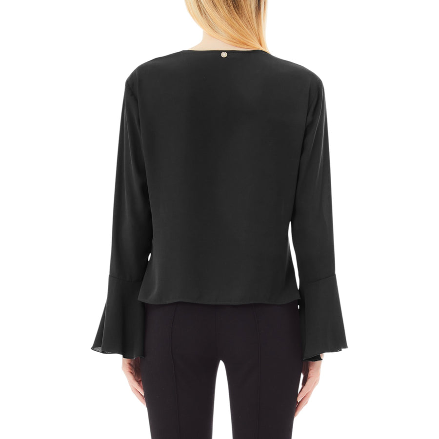 Blusa donna in georgette
