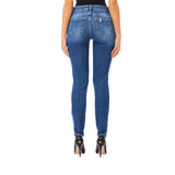 Jeans donna skinny a vita alta
