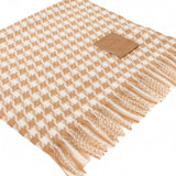 Stola donna pied de poule