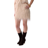 Minigonna donna con frange