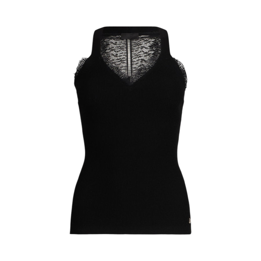 Top donna con pizzo