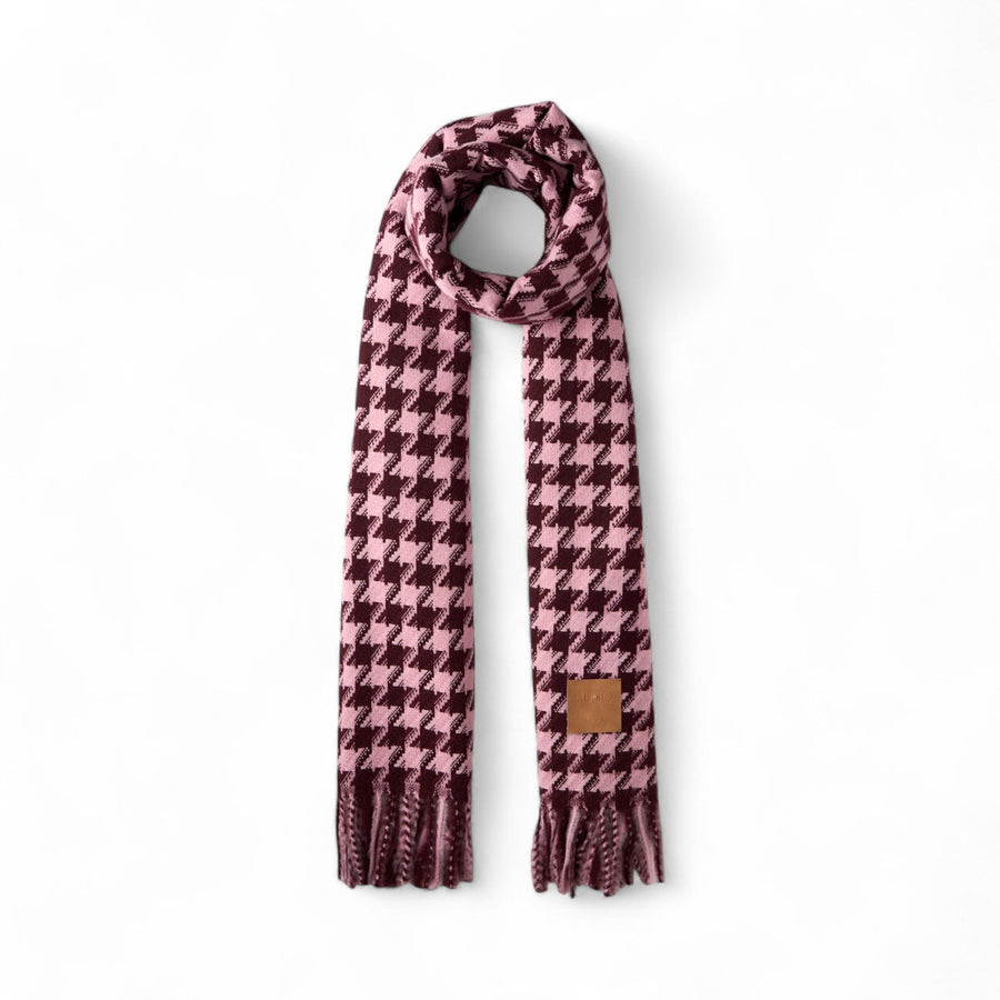 Stola donna pied de poule