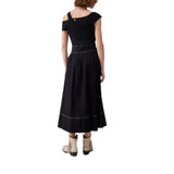 Abito donna con scollo bardot