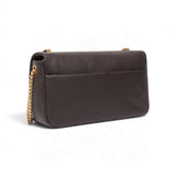 Borsa donna a tracolla media Love Bag Click Soft Horizontal in pelle fiore