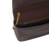 Borsa donna a tracolla media Love Bag Click Soft Horizontal in pelle fiore